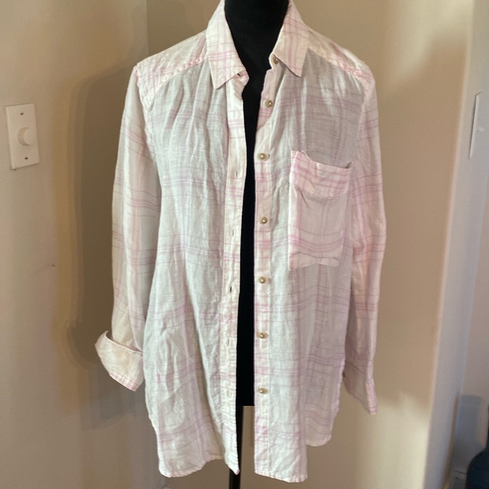 Free People- Linen Blouse- XS